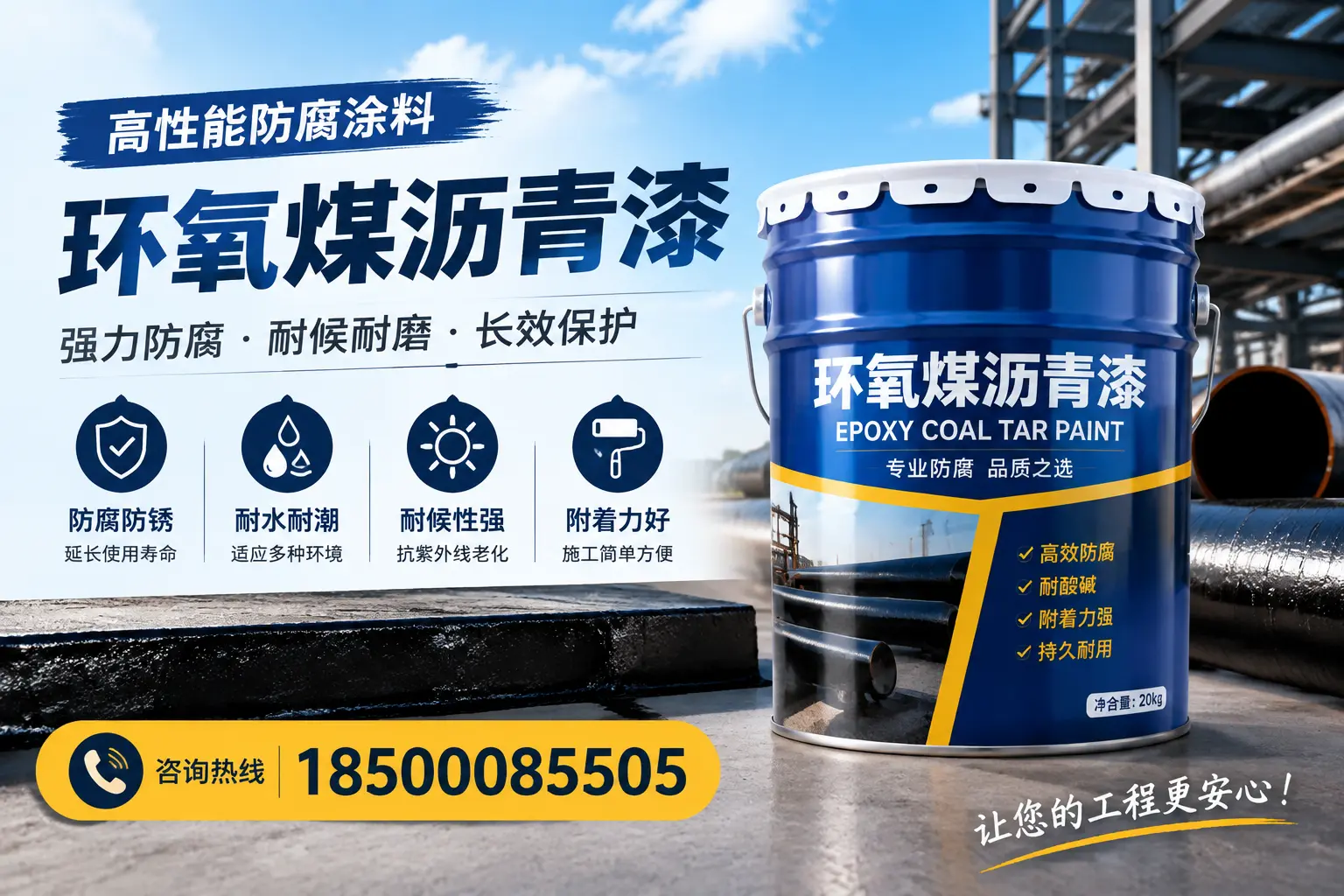 环氧煤沥青漆与传统涂料的对比，选型指南