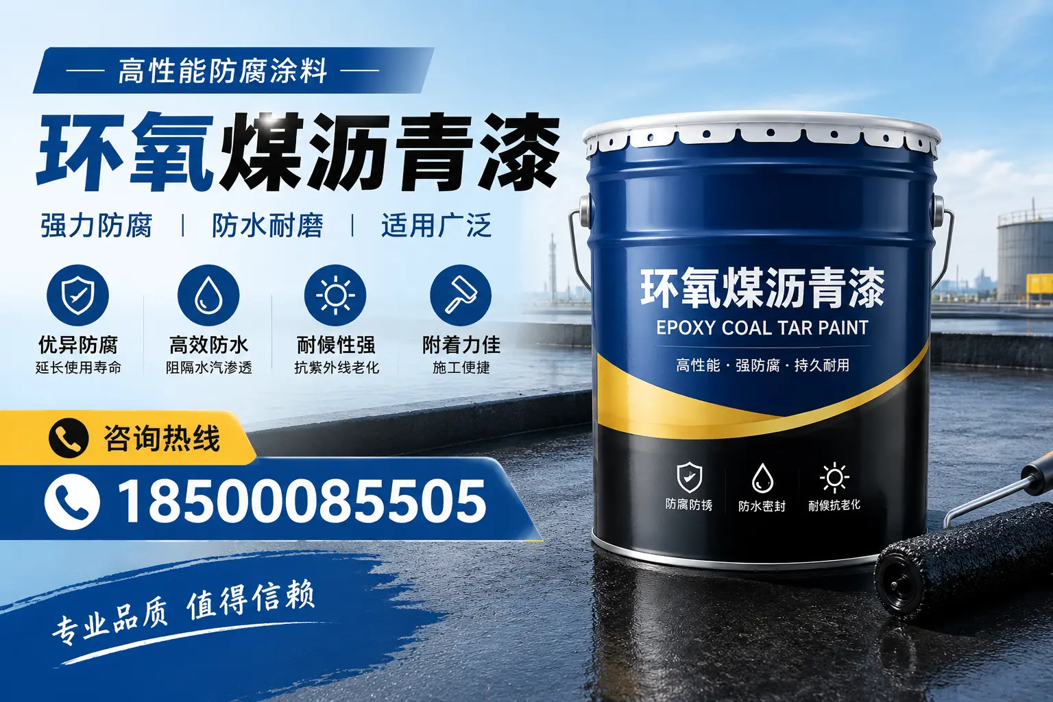 环氧煤沥青漆的主要成分与功能，石河子用户深度了解